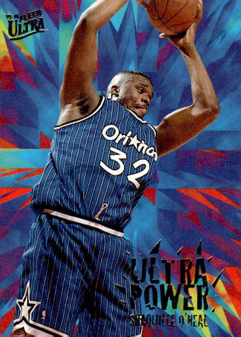 1995 Fleer Ultra Basketball Shaquille O'Neal #9