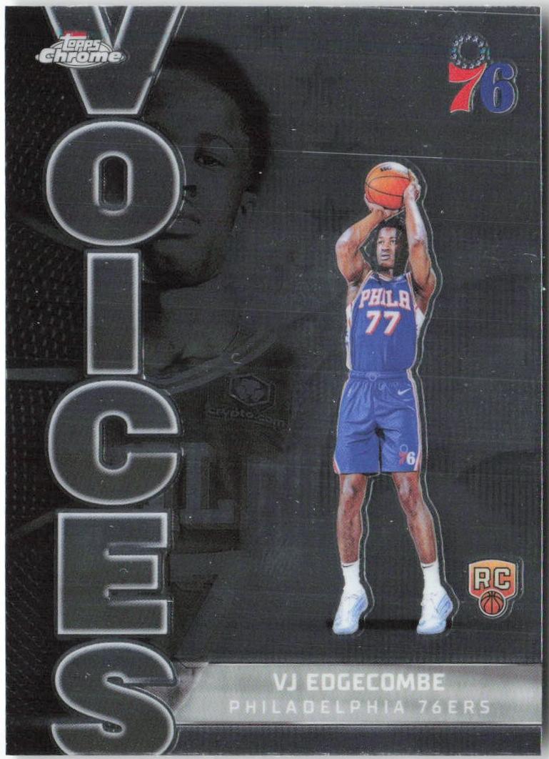 2025 Topps Chrome Basketball VJ Edgecombe #VS-8