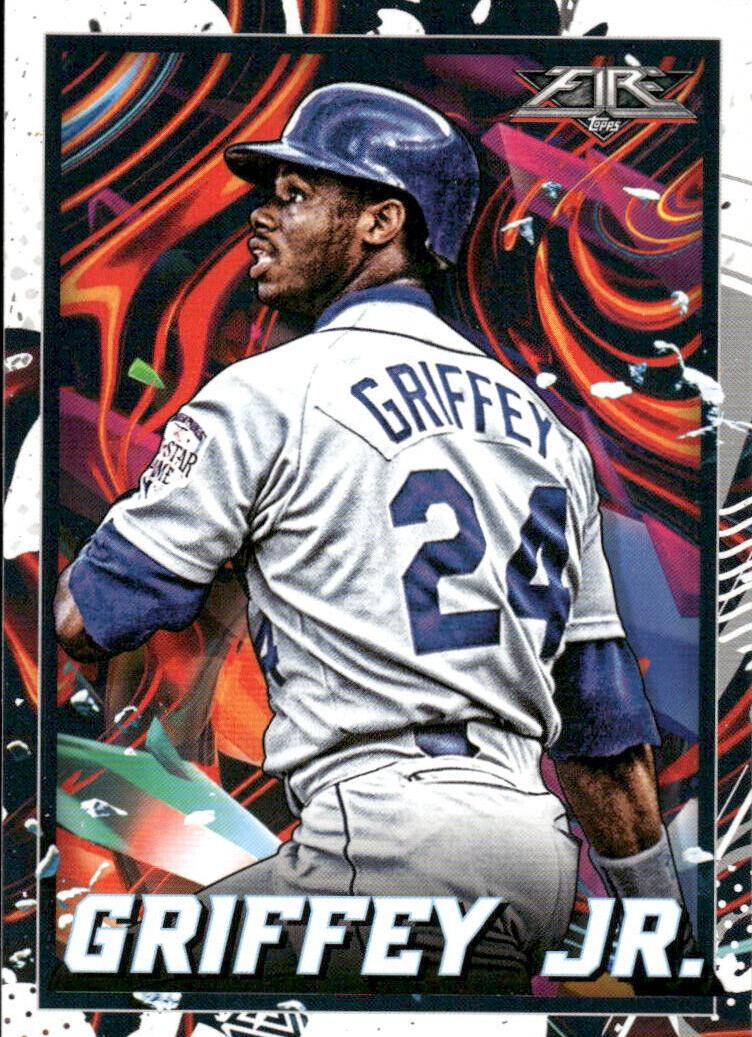 2022 Topps Fire Baseball Ken Griffey Jr. #116 PSA 9