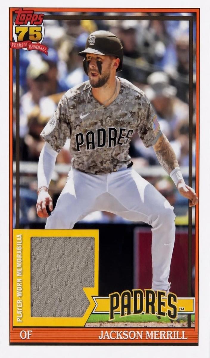 2026 Topps Baseball Jackson Merrill #91R-JME