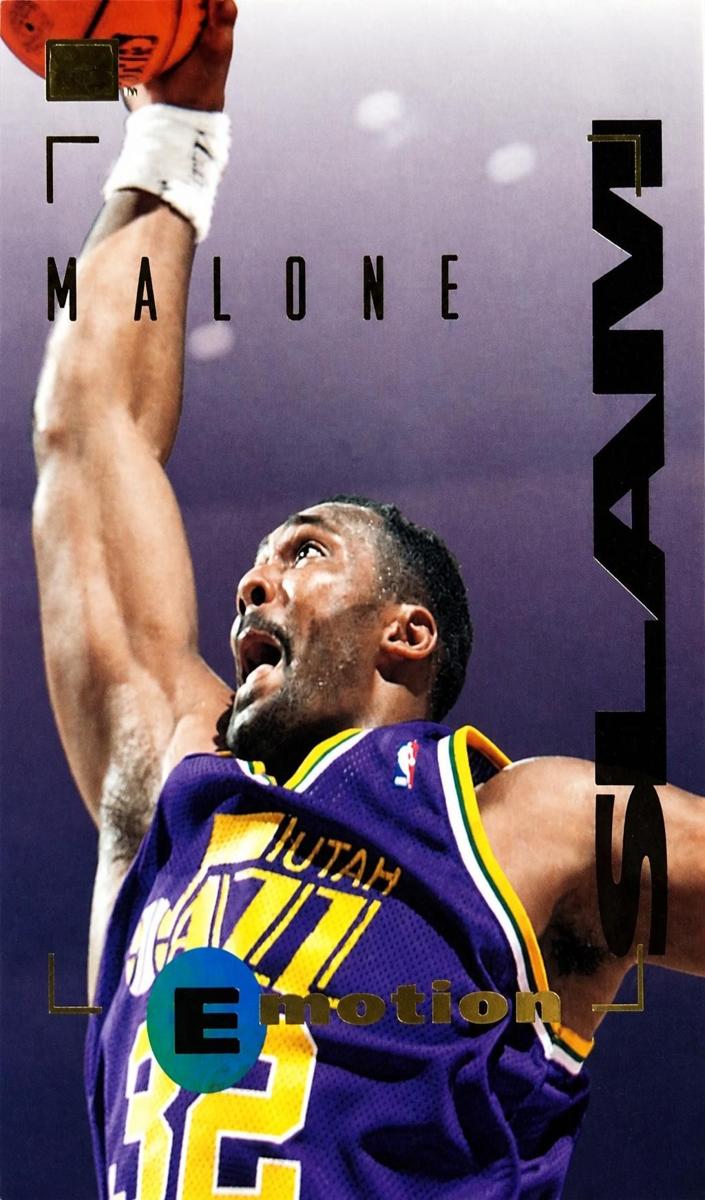 1994 Skybox Emotion Basketball Karl Malone #95 PSA 10