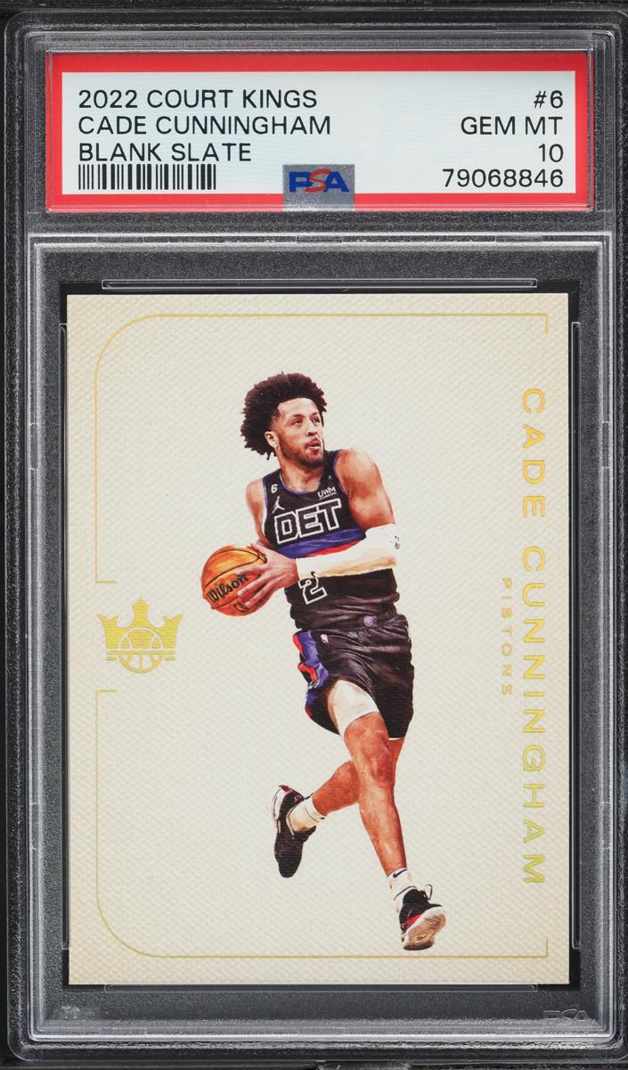 2022 Panini Court Kings Basketball Cade Cunningham #6 PSA 10