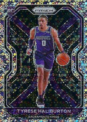 2020 Panini Prizm Basketball Fast Break Tyrese Haliburton #262 PSA 9