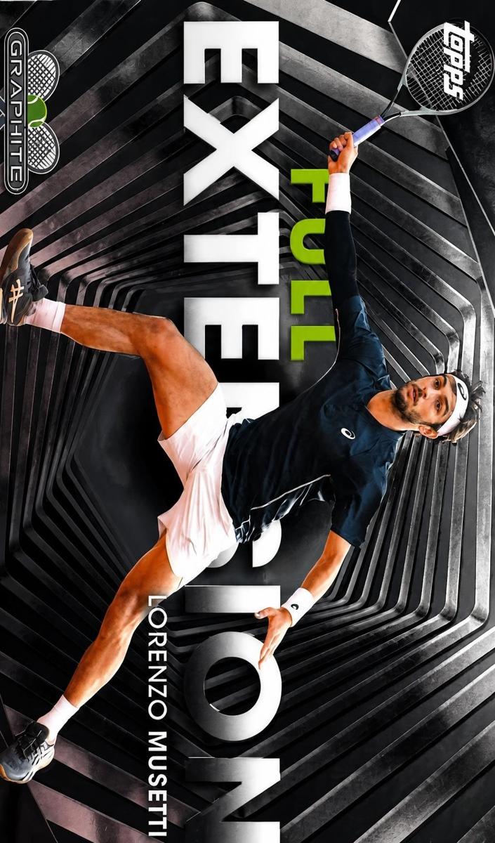 2026 Topps Graphite Tennis Lorenzo Musetti #FE-12