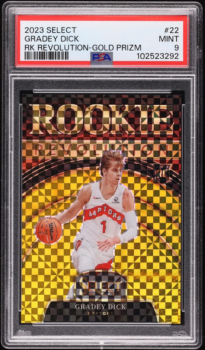 2023 Panini Select Basketball Gold Gradey Dick #22 PSA 10