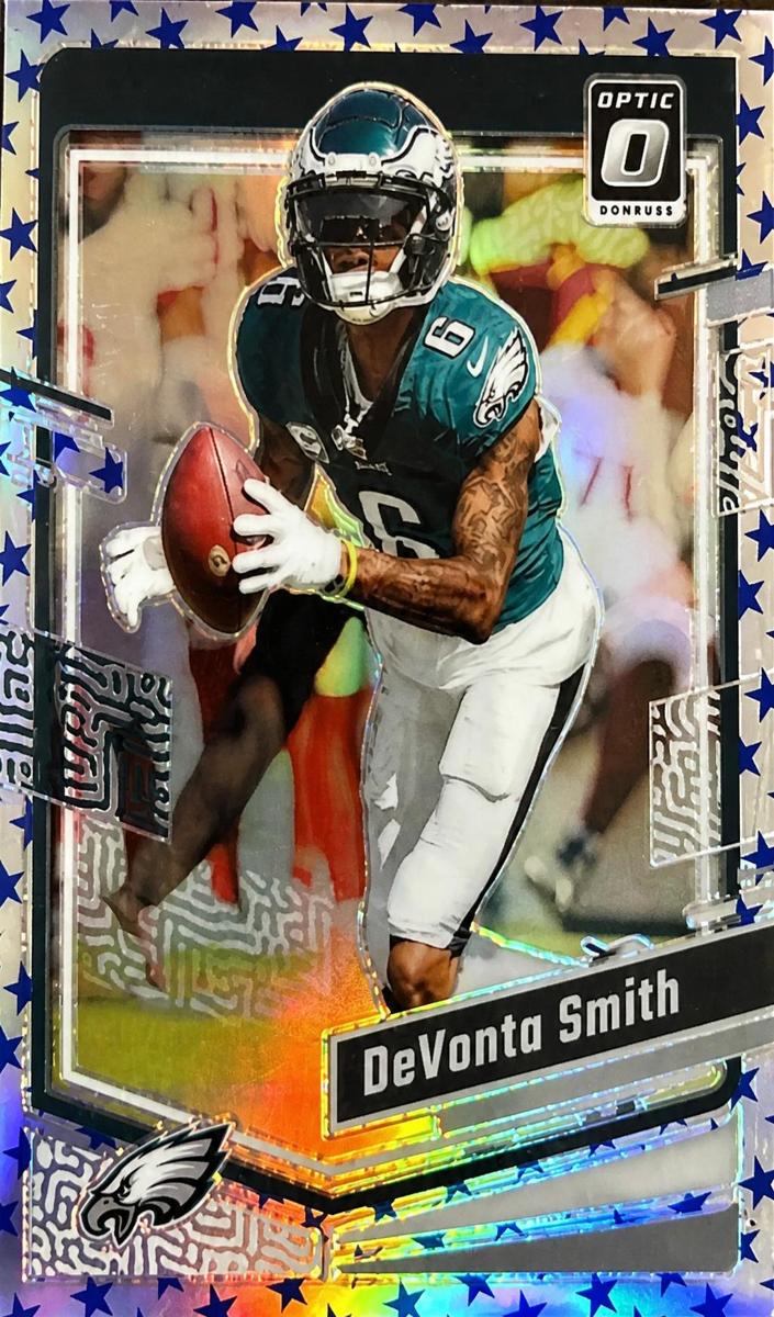 2023 Donruss Optic Football Stars DeVonta Smith #156 PSA 9