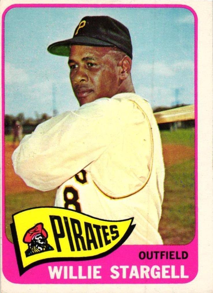 1965 Topps Baseball Willie Stargell #377 PSA 7.5