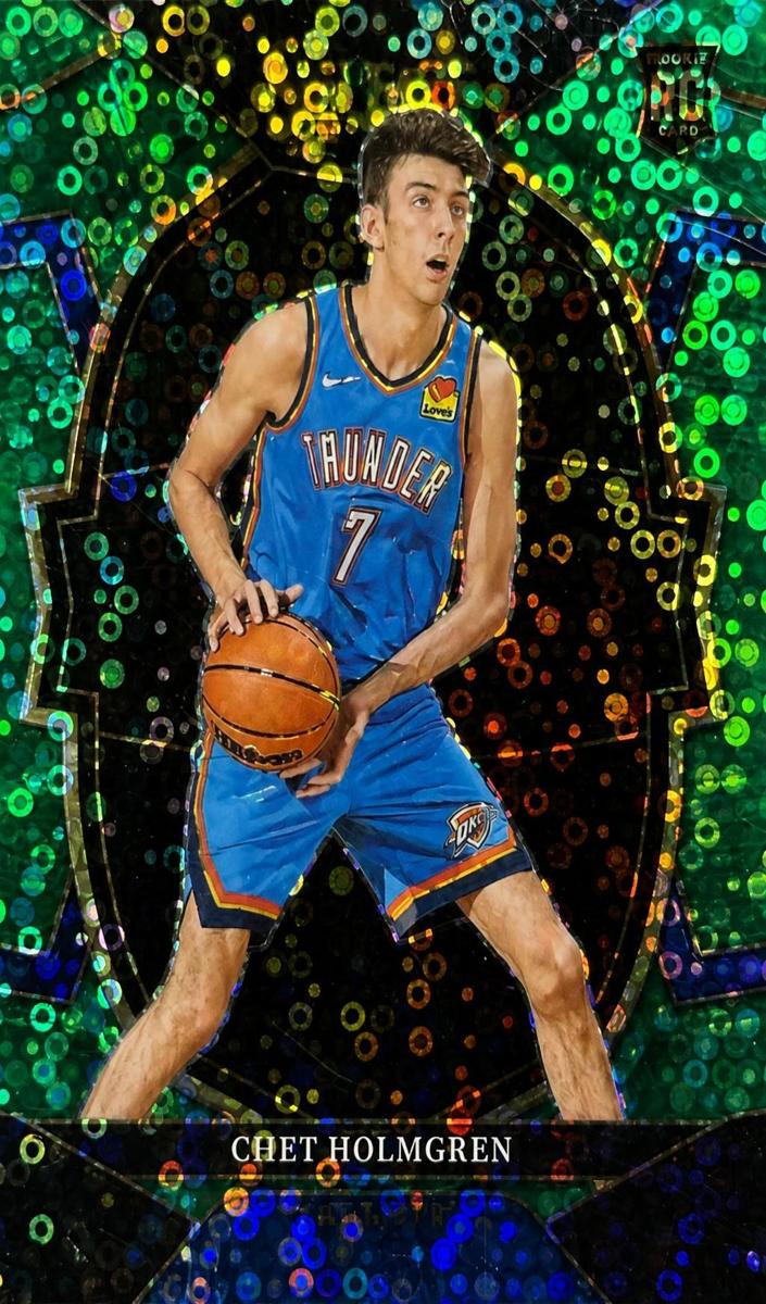 2022 Panini Select Basketball Green Disco Chet Holmgren #83 PSA 10