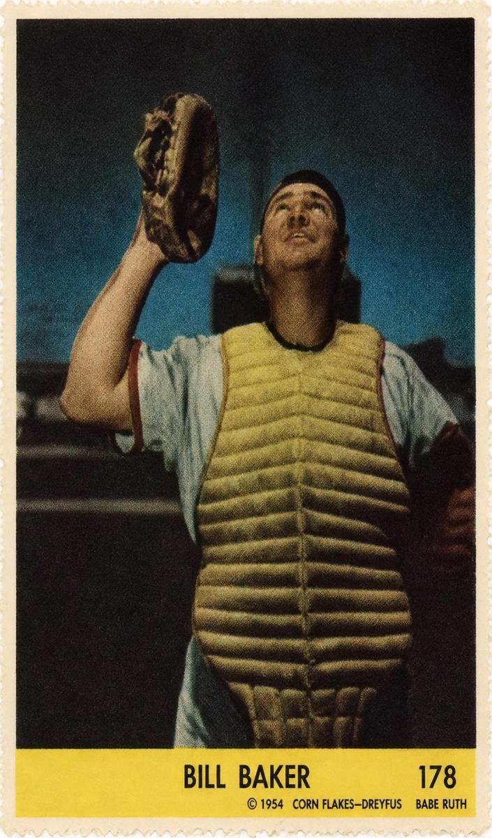 1949 Eureka Sportstamps Baseball Bill Baker #178 PSA 6
