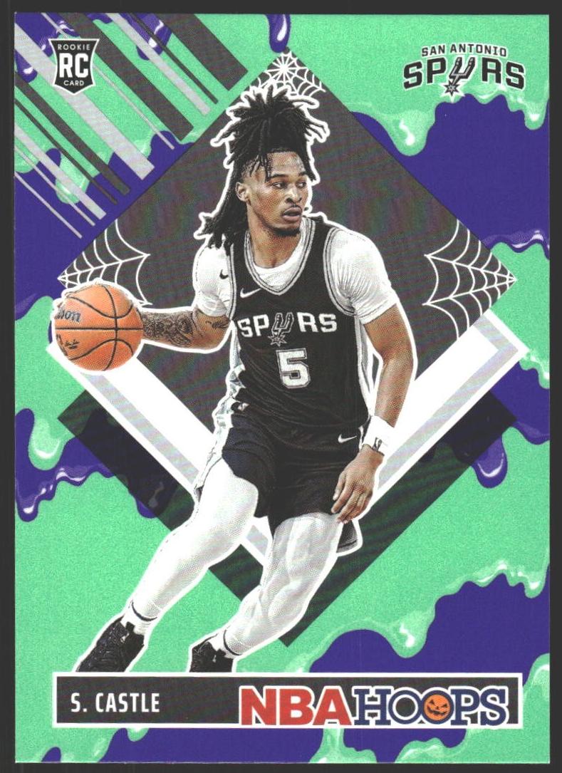 2024 Panini Haunted Hoops Basketball Slime Stephon Castle #294 PSA 10