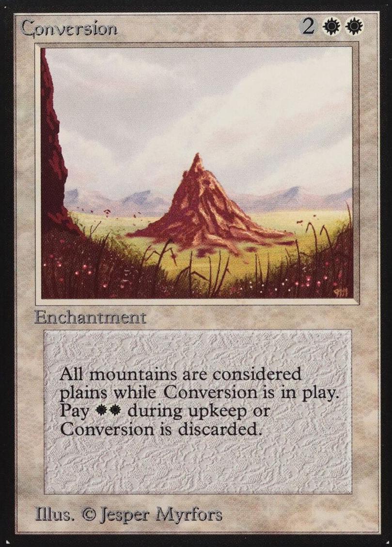 1993 Magic The Gathering Alpha Conversion #NNO