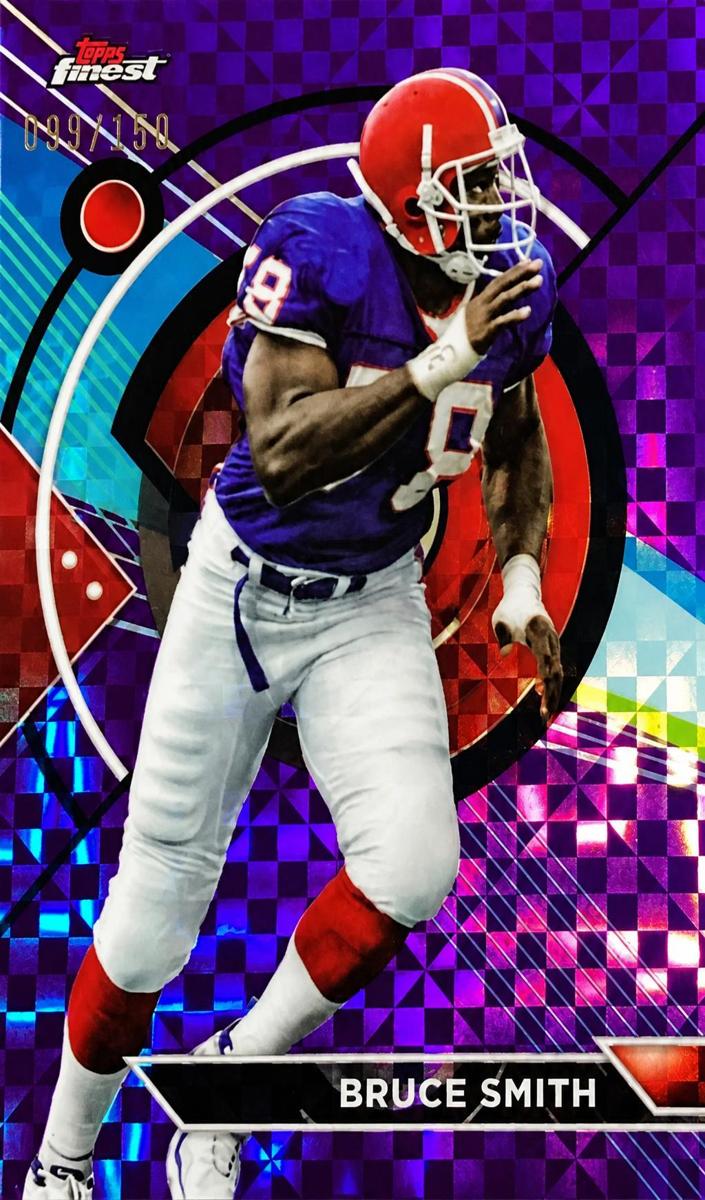 2023 Topps Composite Football Purple Refractor Bruce Smith #155