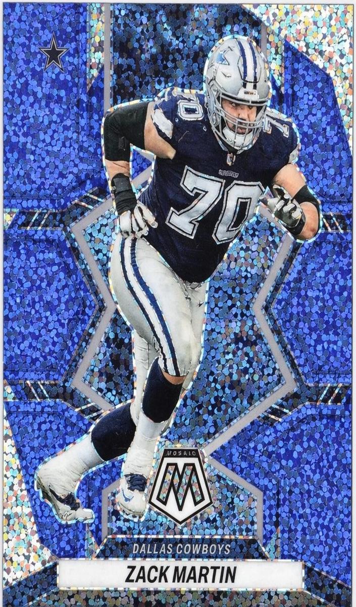 2022 Panini Mosaic Football Blue Zack Martin #233
