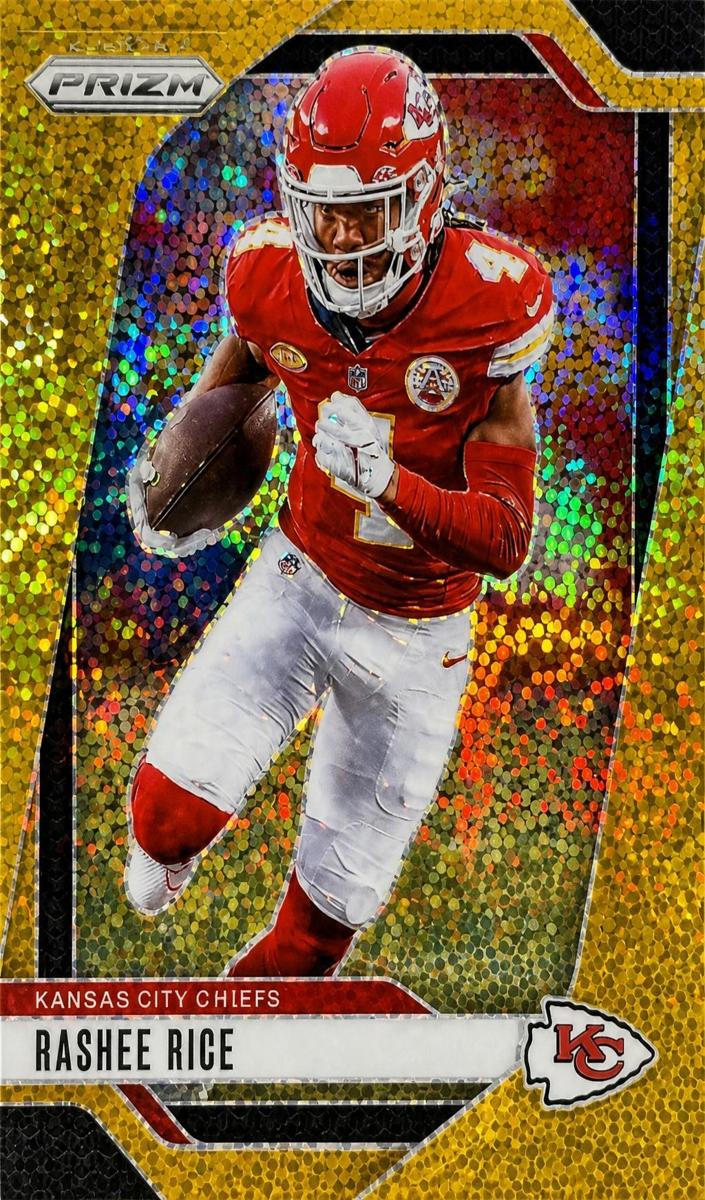 2024 Panini Prizm Football Gold Sparkle Rashee Rice #141