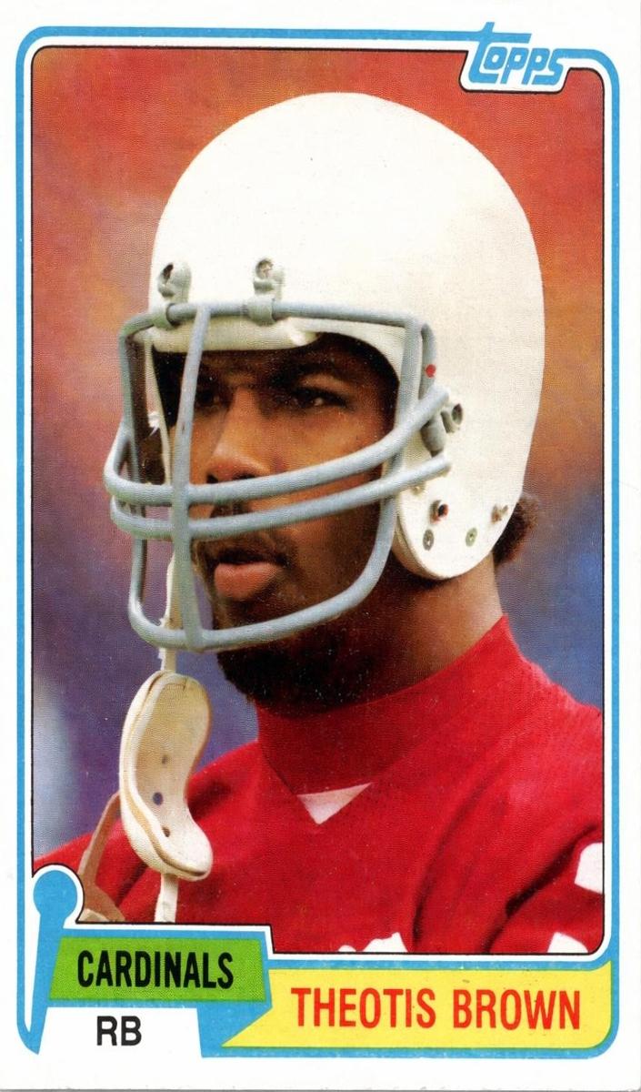 1981 Topps Football Theotis Brown #502 PSA 9