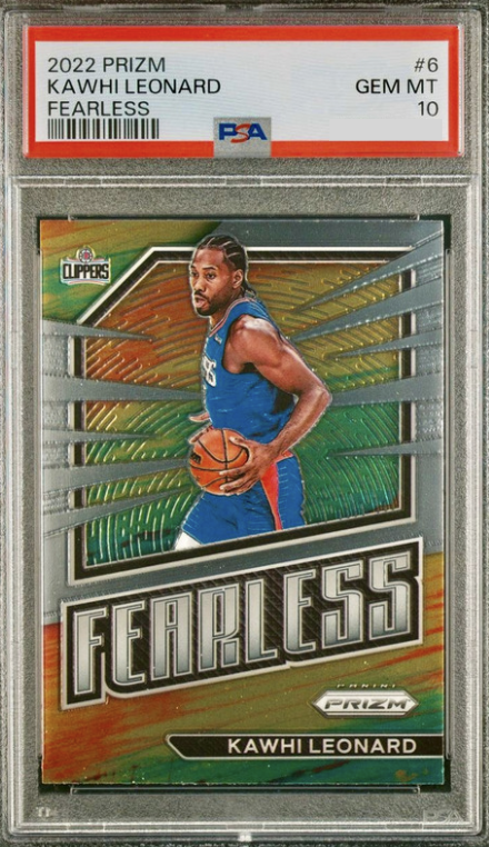 2022 Panini Prizm Basketball Kawhi Leonard #6 PSA 10