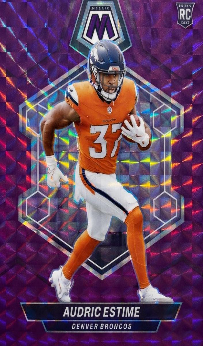 2024 Panini Mosaic Football Purple Audric Estime #392