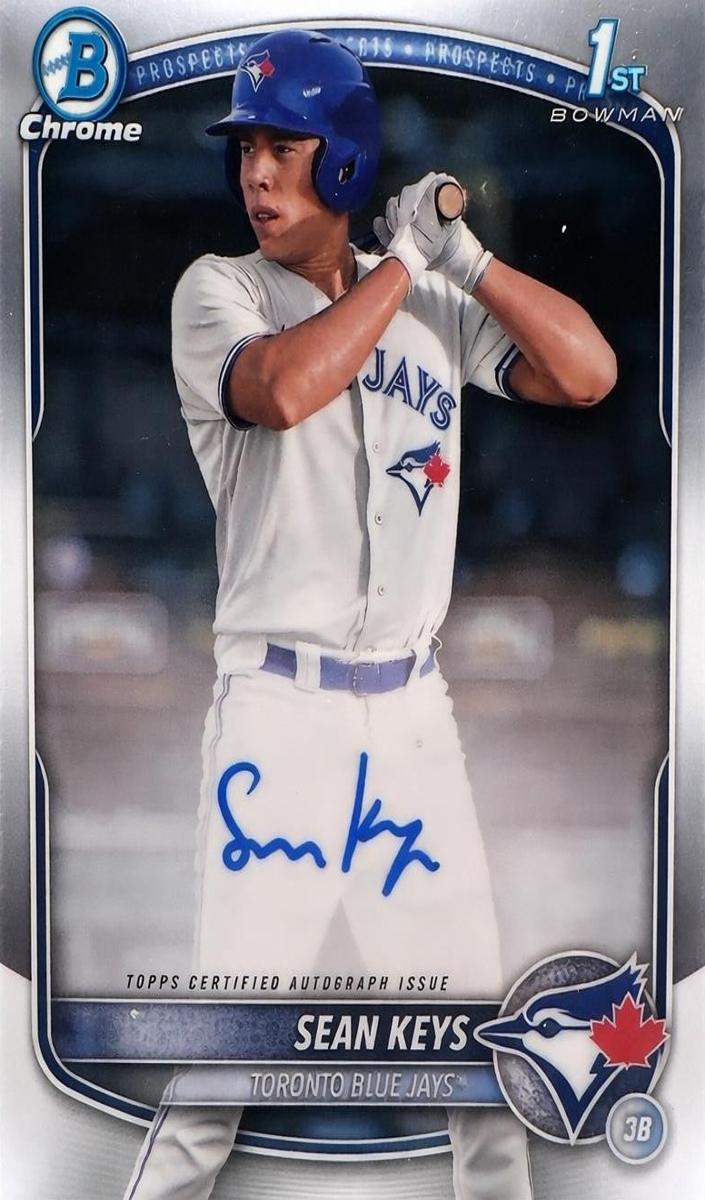 2025 Bowman Chrome Prospects Baseball Sean Keys #CPA-SK PSA 9