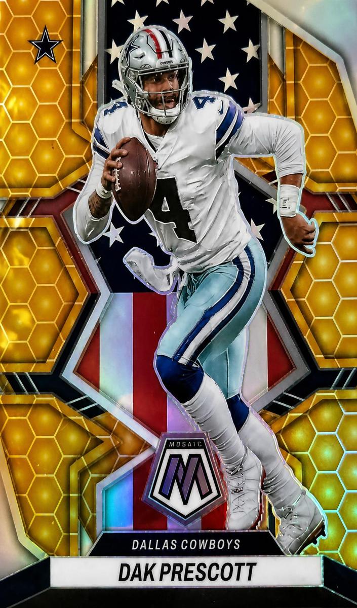 2022 Panini Mosaic Football Honeycomb Dak Prescott #258