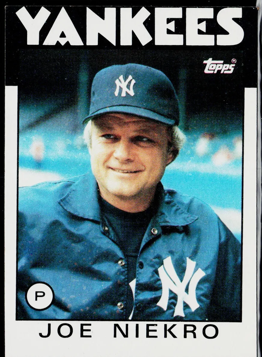 1986 Topps Baseball Joe Niekro #135