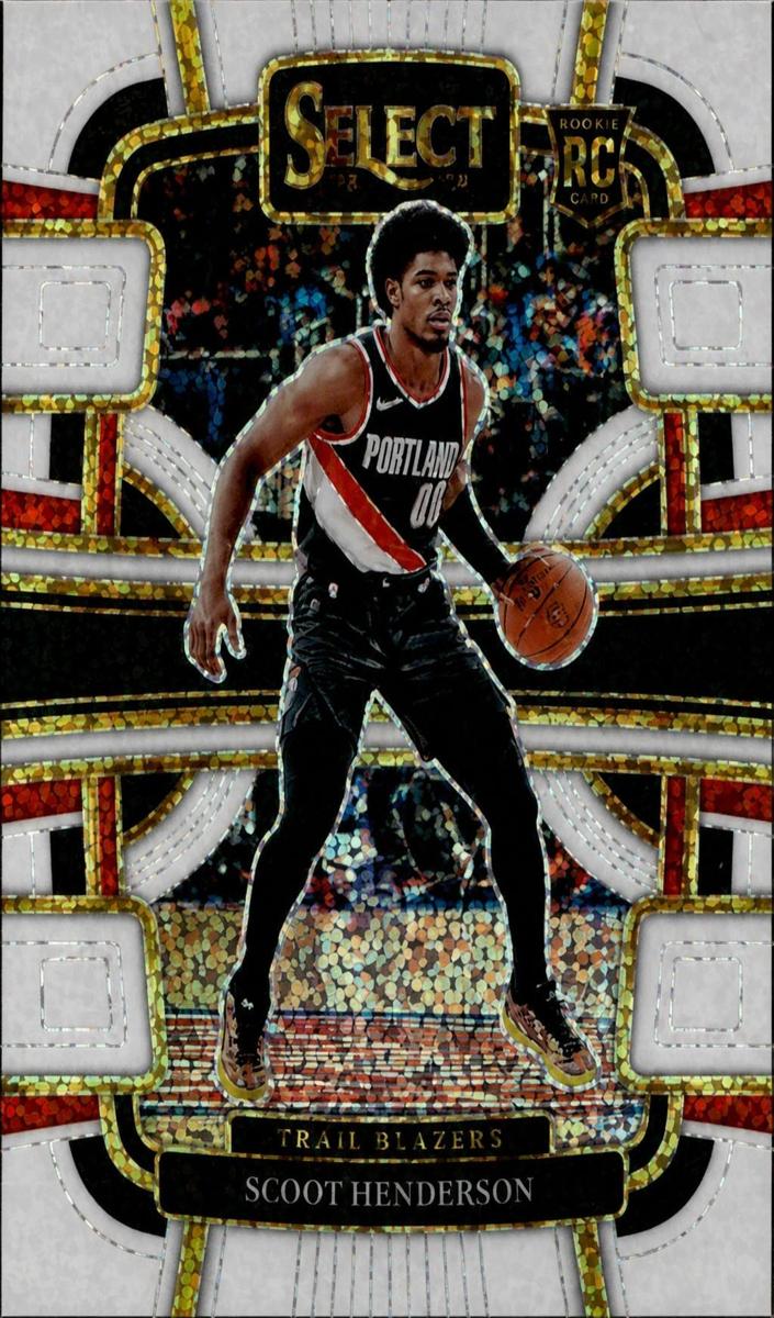 2023 Panini Select Basketball White Sparkle Scoot Henderson #77 PSA 9