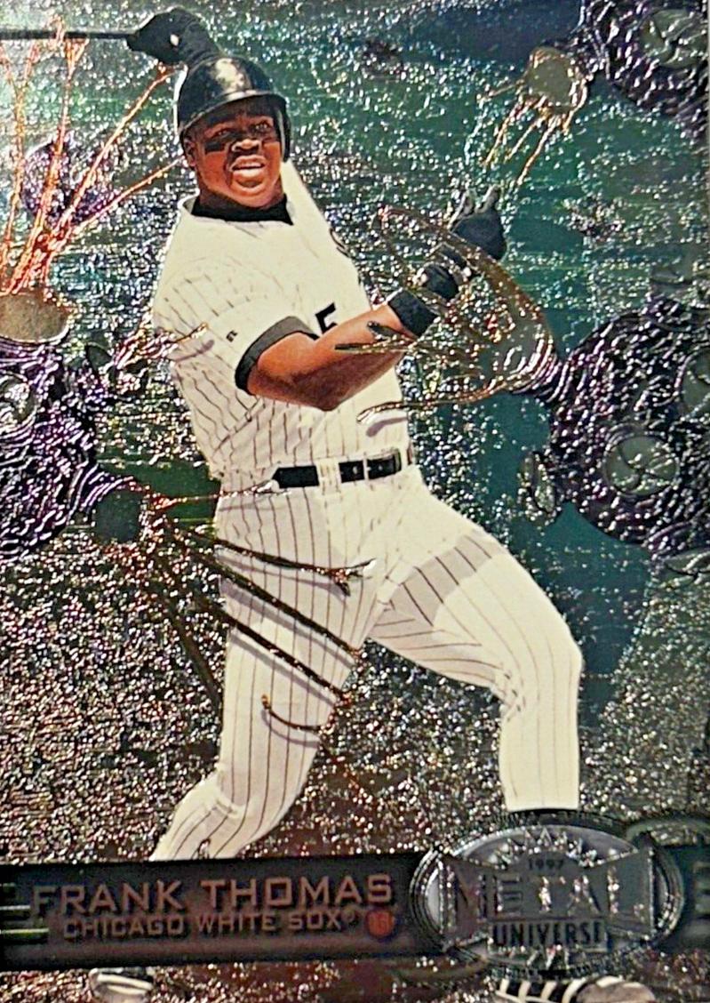 1997 Metal Universe Baseball Frank Thomas #61 PSA 8.5