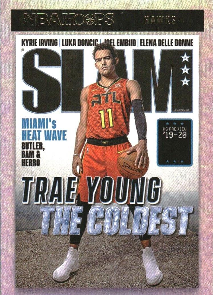 2020 Panini Hoops Basketball Holo Trae Young #6 PSA 10