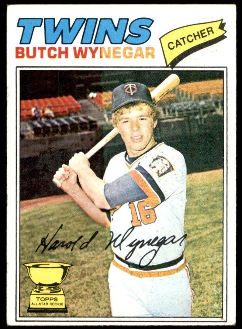 1977 Topps Baseball Butch Wynegar #175 PSA 8