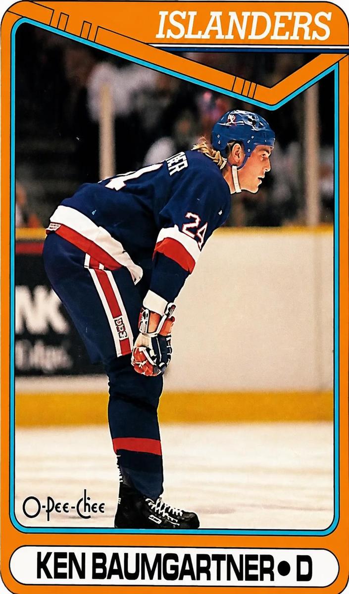 1990 O-Pee-Chee Hockey Ken Baumgartner #414