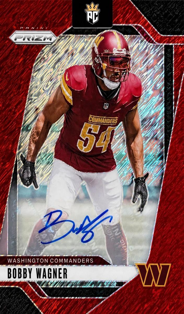 2024 Panini Prizm Football Red Shimmer Bobby Wagner #293