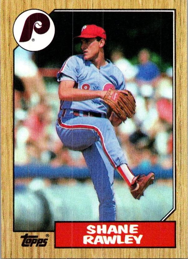 1987 Topps Baseball Shane Rawley #771