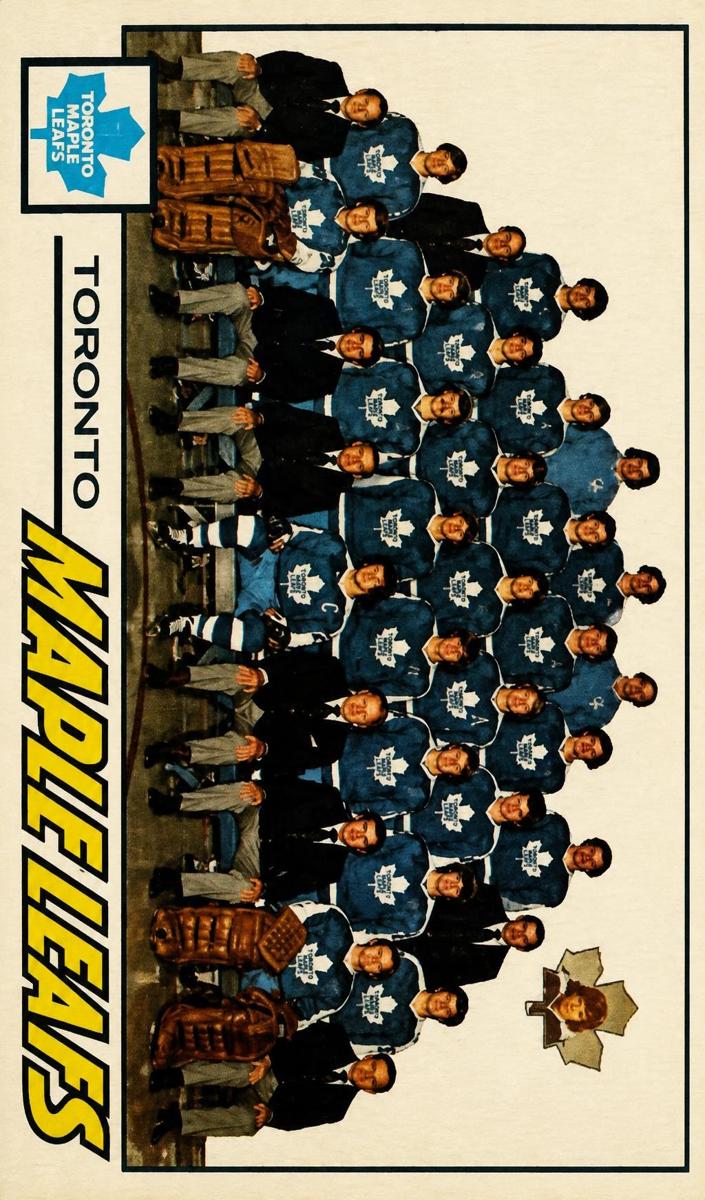 1977 Topps Hockey Maple Leafs Team #86