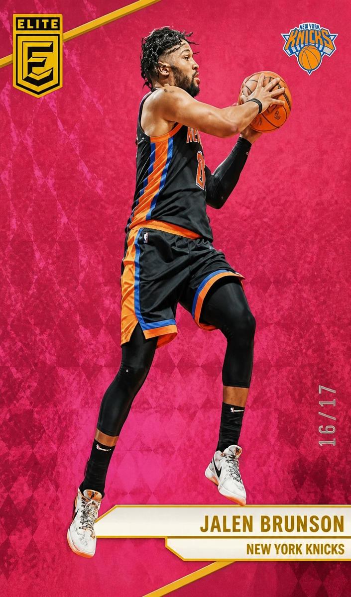 2023 Donruss Elite Basketball FOTL Pink Jalen Brunson #98 PSA 9