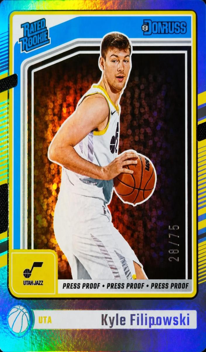 2024 Panini Donruss Basketball Press Proof Silver Die-Cut Kyle Filipowski #233