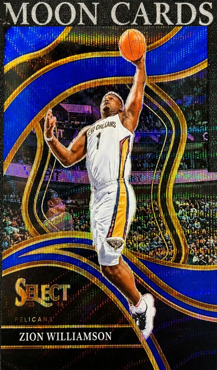 2023 Panini Select Basketball Blue Wave Zion Williamson #236