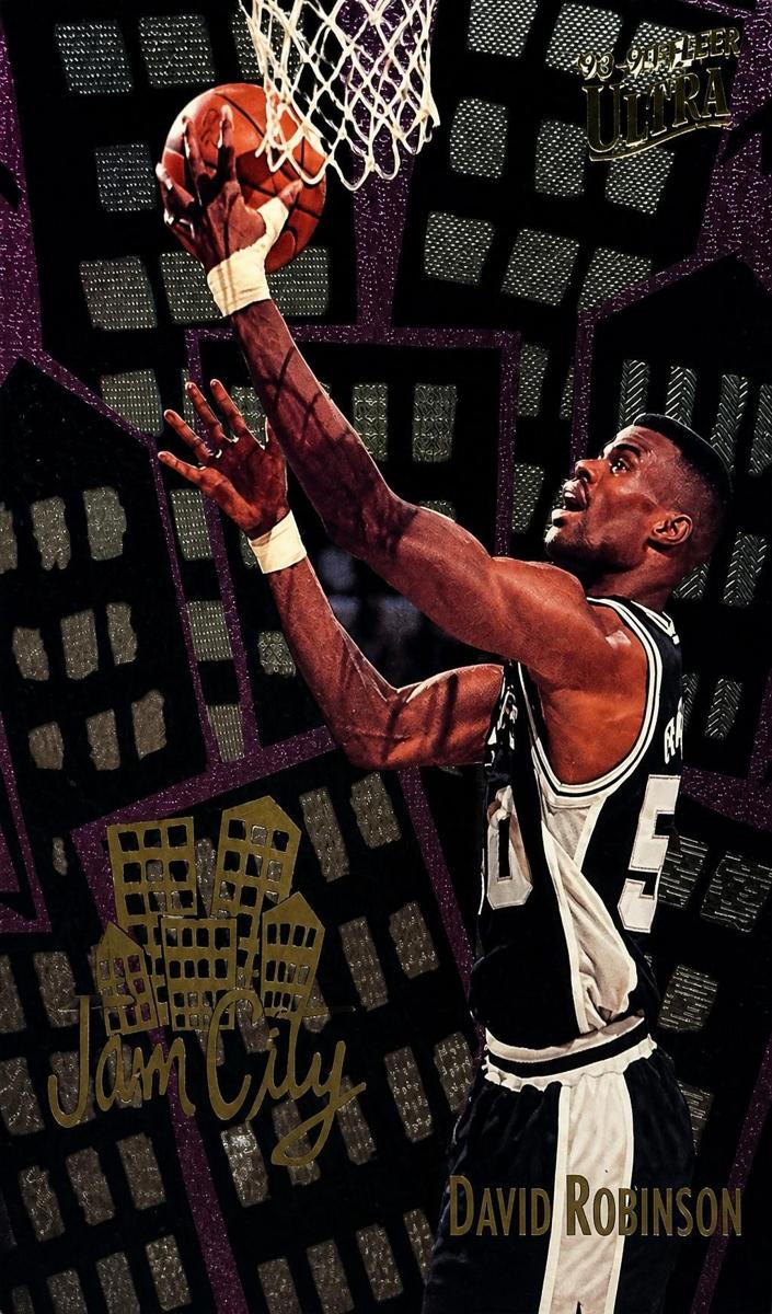 1993 Fleer Ultra Basketball David Robinson #8 PSA 7