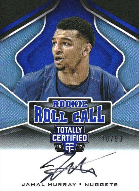 2016 Panini Totally Certified Basketball Blue Jamal Murray #6 BGS 8.5