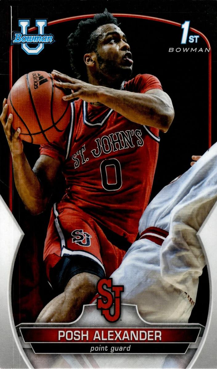 2022 Bowman Chrome University Basketball Base Posh Alexander #64 PSA 9