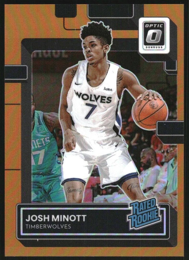 2022 Donruss Optic Basketball Orange Josh Minott #244