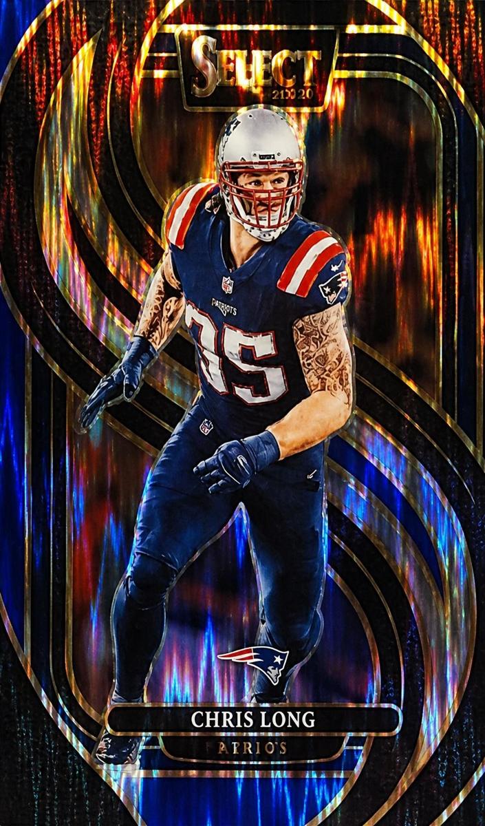 2024 Panini Select Football Black and Blue Shock Chris Long #137