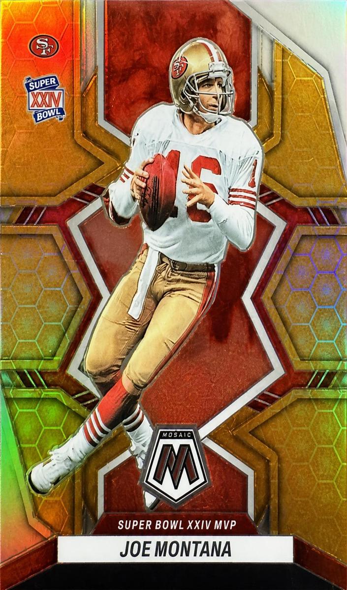 2022 Panini Mosaic Football Honeycomb Joe Montana #296 PSA 10