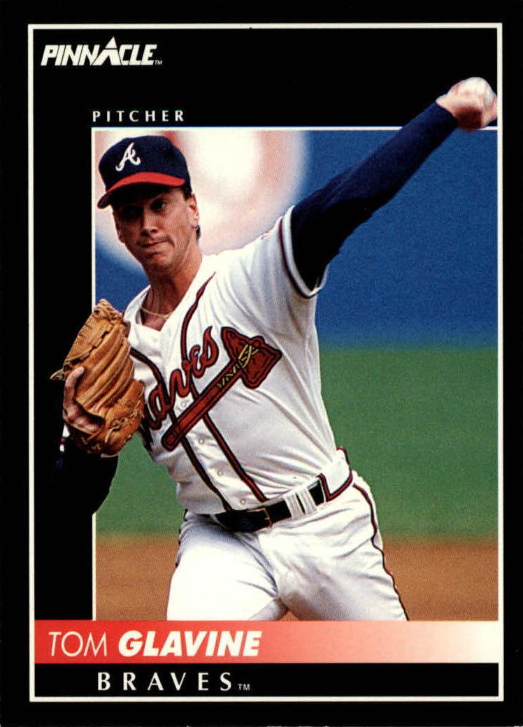 1992 Pinnacle Baseball Tom Glavine #75 PSA 9