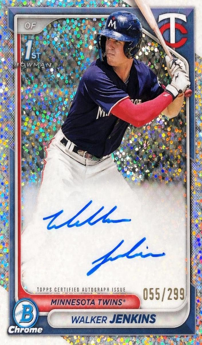2024 Bowman Chrome Prospects Baseball Speckle Walker Jenkins #CPA-WJ