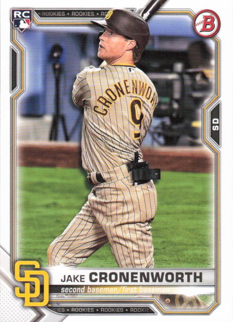 2021 Bowman Baseball Jake Cronenworth #45 PSA 9