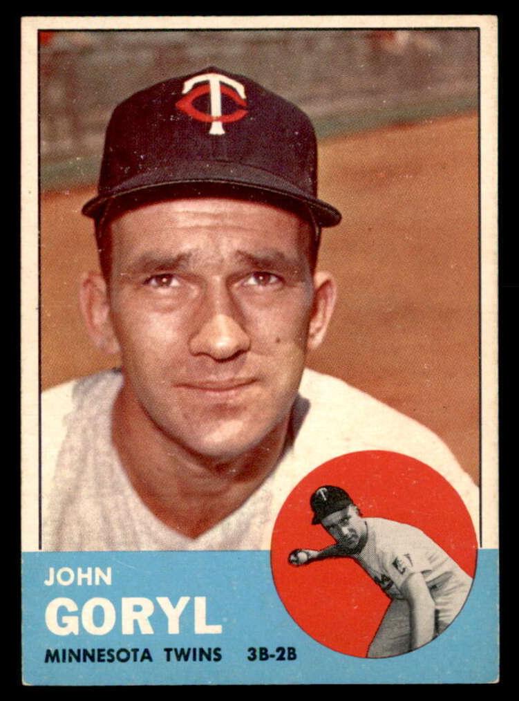 1963 Topps Baseball John Goryl #314 PSA 7