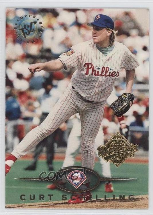1995 Topps Stadium Club Baseball Curt Schilling #4 PSA 9