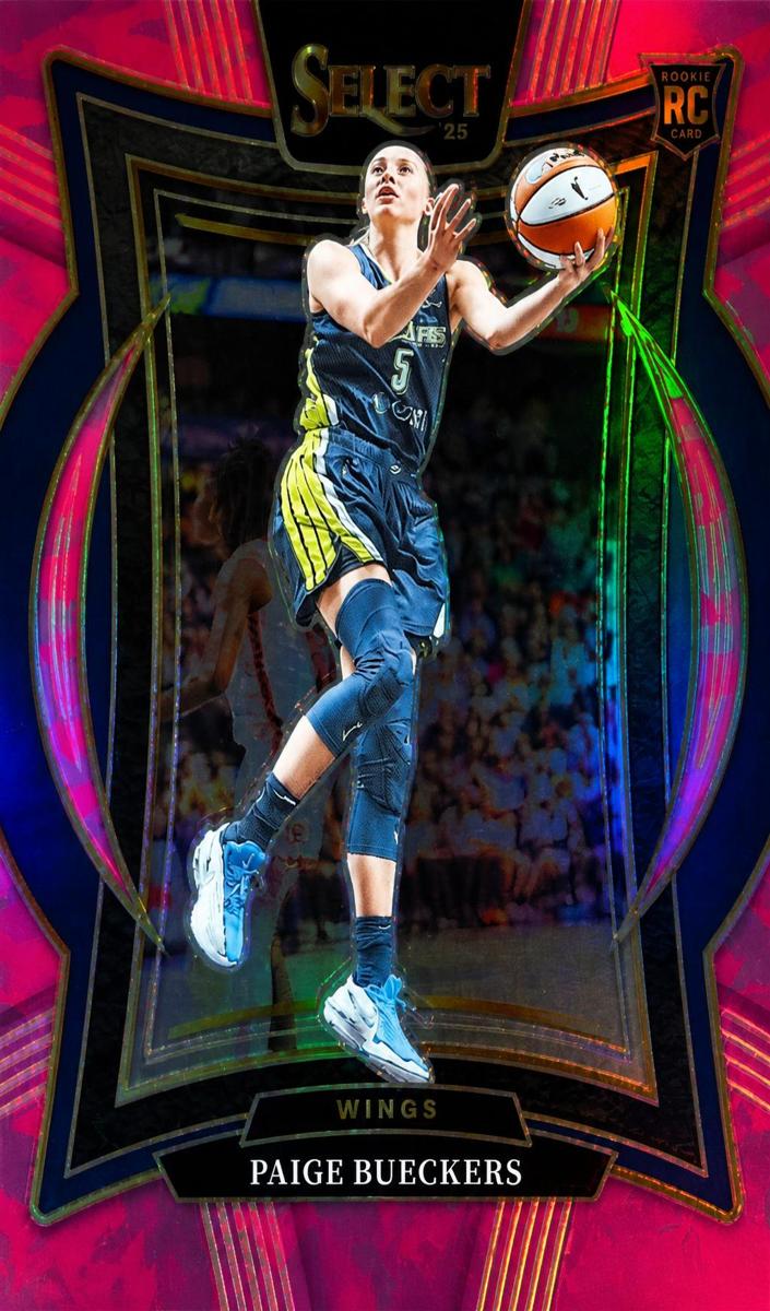 2025 Panini Select WNBA Basketball Pink Camo Paige Bueckers #25