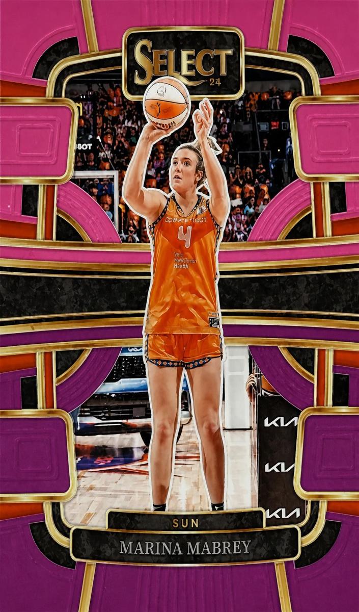2024 Panini Select WNBA Basketball Pink and Purple Marina Mabrey #95
