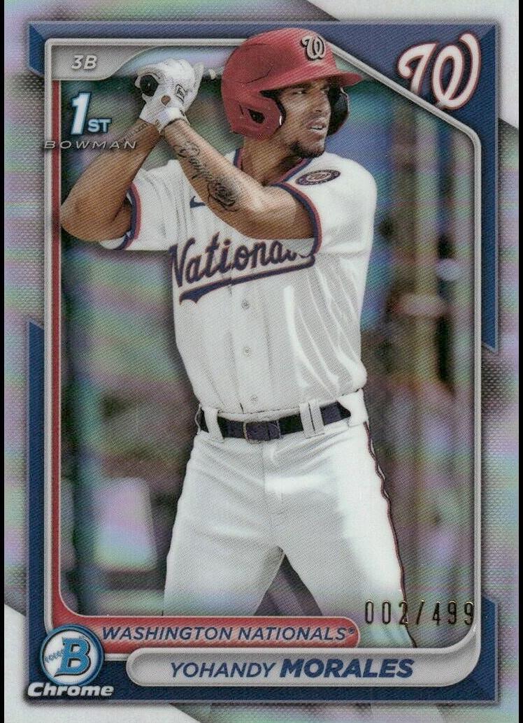 2024 Bowman Chrome Prospects Baseball Refractor Yohandy Morales #BCP-52 PSA 10