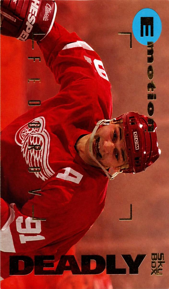 1995 Skybox E-Motion Hockey Sergei Fedorov #53